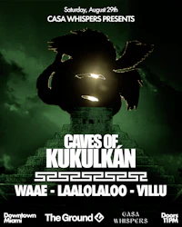 the poster for caves of kukulkan
