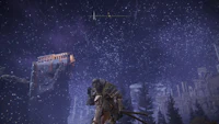 an image of a character standing in front of a starry sky