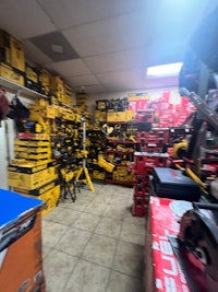 a room full of tools and equipment