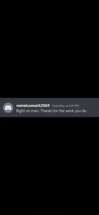 a black screen with a message on it