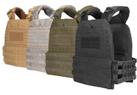 a plate carrier in different colors