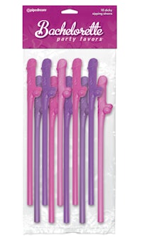 bachelorette party straws - pack of 6