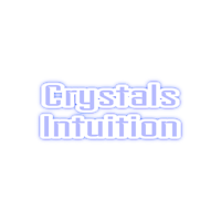 crystals intuition logo on a black background