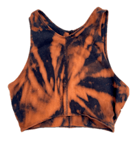 bleach dye one of one screen printed 