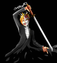 an anime character holding a sword