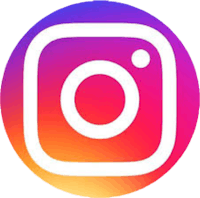 the instagram logo in a circle