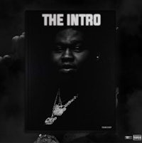 the intro album cover with a black background