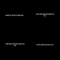 a black screen with text on it