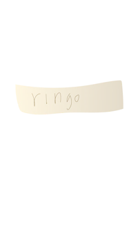 a gold bar with the word yino written on it