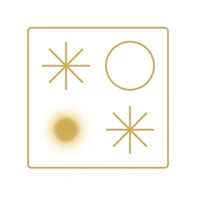 a golden square with four stars on it