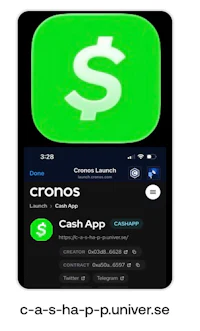 a screenshot of the crono's cash app