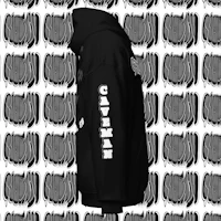 a black hoodie with the word carman on it