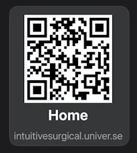 a qr code with the words home on it