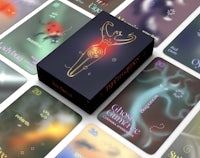 a deck of cards with a variety of images on it