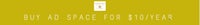 a yellow background with the words buy ad space for summer