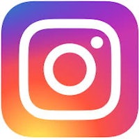 the instagram logo on a white background