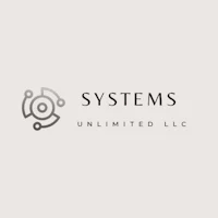 the logo for systems unlimited llc