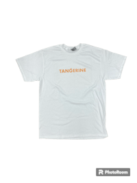 a white t - shirt with the word tanggine on it