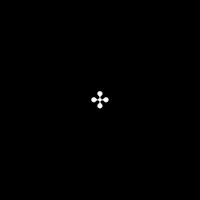 a black background with a white cross on it