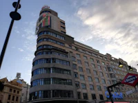 a building with a clock on top of it
