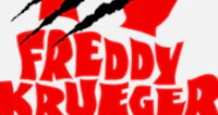 the logo for freddy kruger