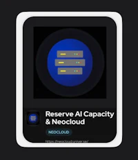 reserve ai capacity and neocloud