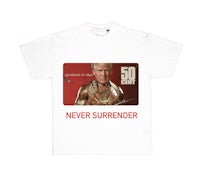 donald trump never surrender t-shirt