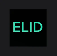 the logo for elid on a black background