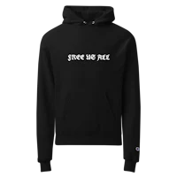 a black hoodie with the words'save me free'on it