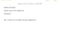a screenshot of a text message that reads,'what are art objects?'