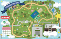 a map showing the location of the park