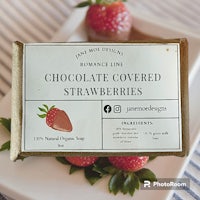 chocolate covered strawberries on a plate