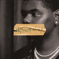 an image of a man with a piece of paper on his face