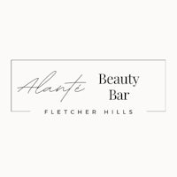 the logo for alate beauty bar in fletcher hills