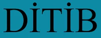 a blue background with the word ditid on it
