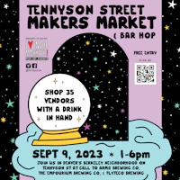 a poster for the tennessee street makers market