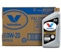 valvoline ow-20 motor oil in a box