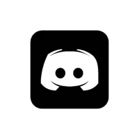 a black and white icon of a face on a black background