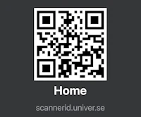 a qr code with the words home on it