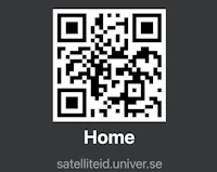 a qr code with the word home on it