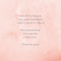 out of my league ten years between i don't mind, he goes