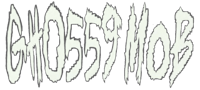 a black background with the word'ghost mob'written on it