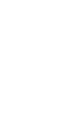 a white arrow pointing down on a black background