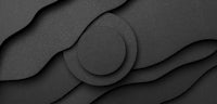 a black background with a circular shape on it