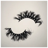 a pair of mink lashes on a white background
