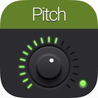 a green button with the word pitch on it