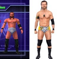 two wrestlers in the same game