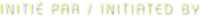 a black and yellow logo with the words'initiate par'initiated by