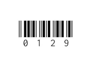 a barcode on a white background