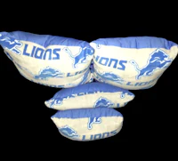 detroit lions pillow set